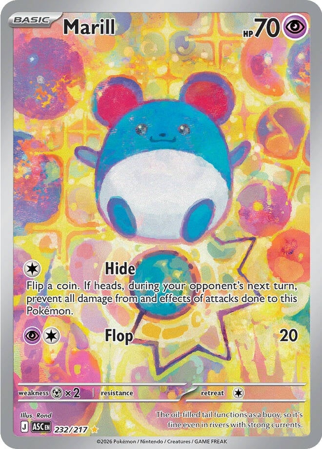Marill - 232-217 - Illustrator Rare