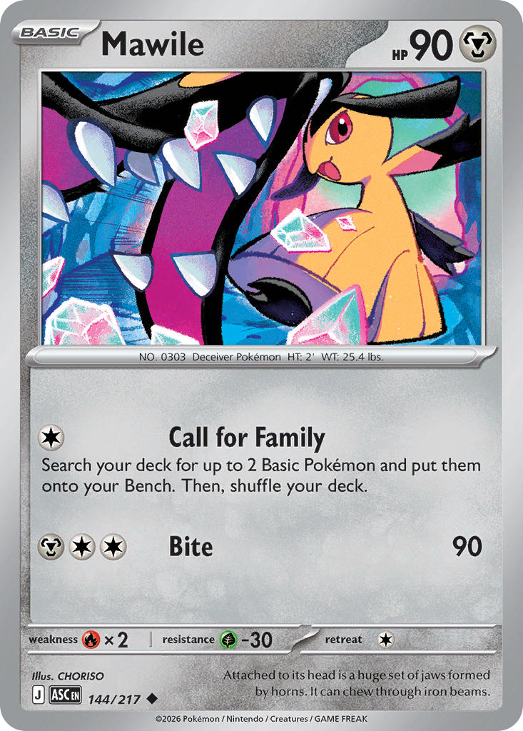 Mawile - 144-217 - (Dusk Ball)