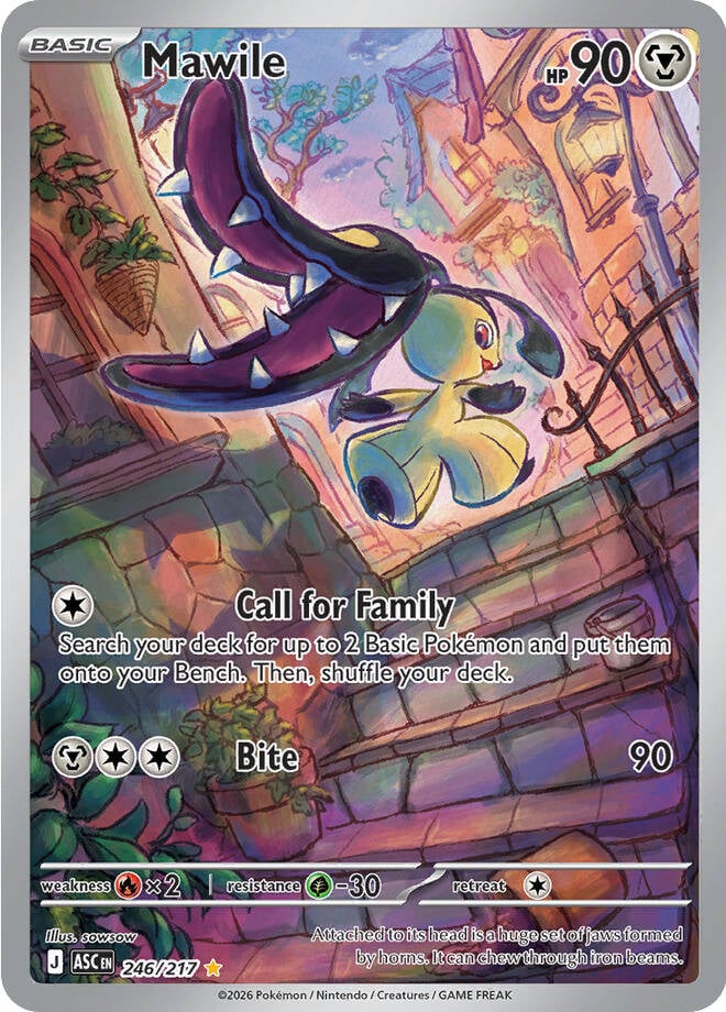 Mawile - 246-217 - Illustrator Rare