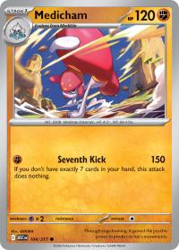 pokemon me ascended heroes medicham 104 217 quick ball