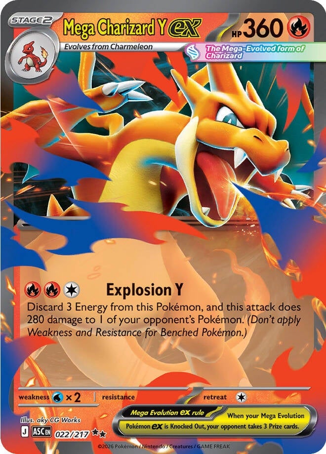 Mega Charizard Y EX - 022-217