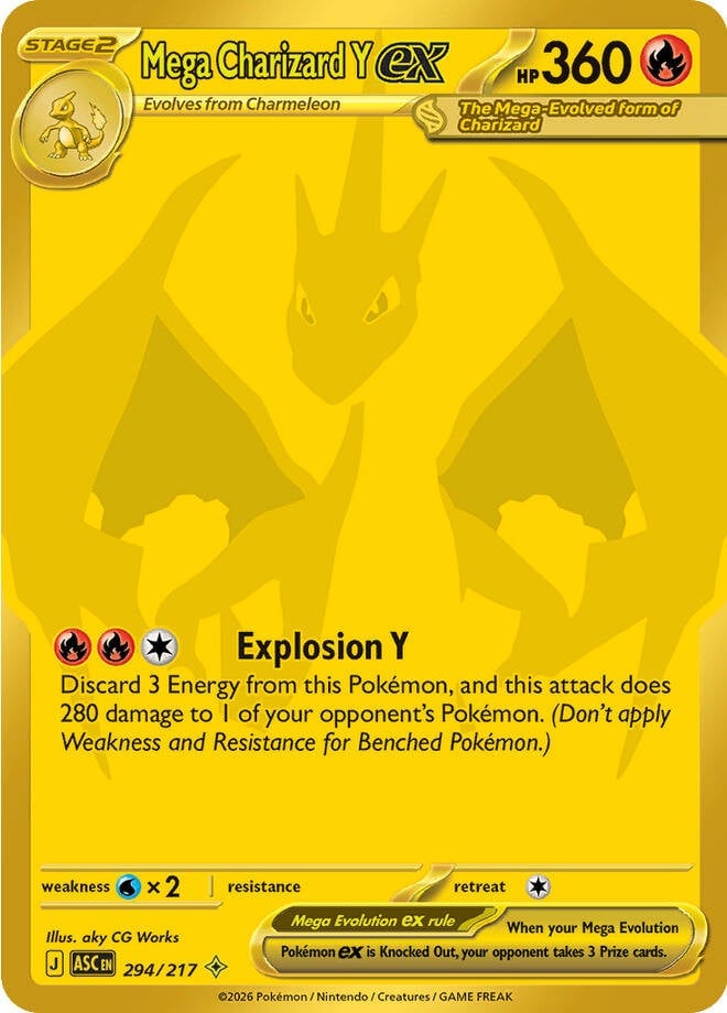 Mega Charizard Y EX - 294-217 - Special Illustrator Rare