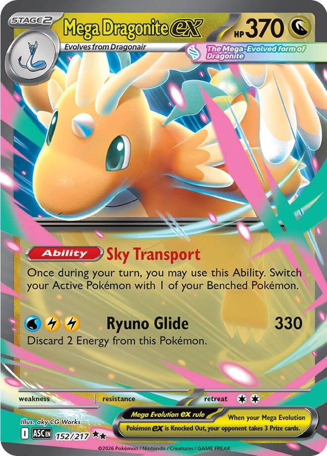 Mega Dragonite EX - 152-217