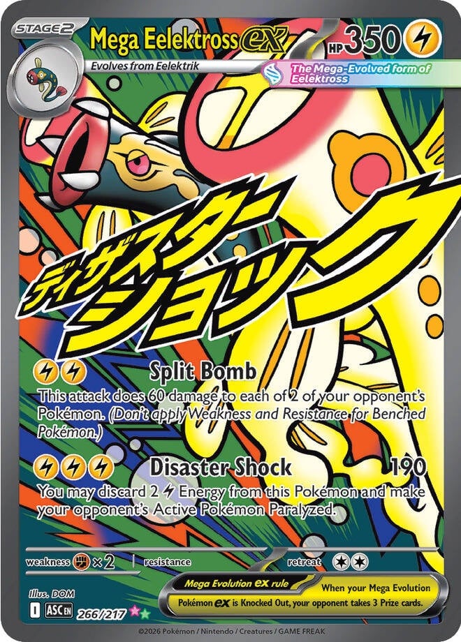 Mega Eelektross EX - 266-217 - FULL ART