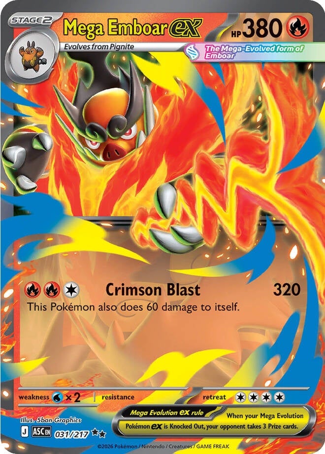 Mega Emboar EX - 031-217