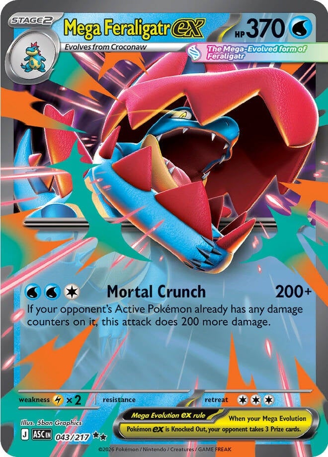 Mega Feraligatr EX - 043-217