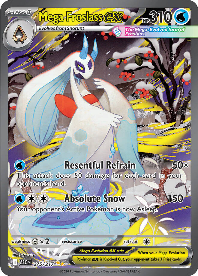 Mega Froslass EX - 275-217 - Special Illustrator Rare