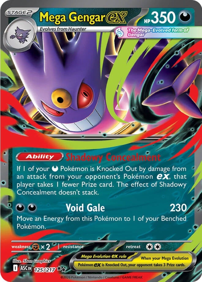 Mega Gengar EX - 125-217