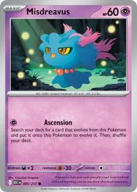 pokemon me ascended heroes misdreavus 085 217 dusk ball