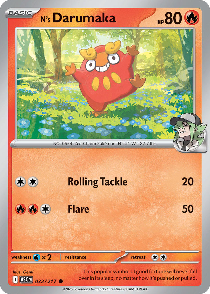 N's Darumaka - 032-217 - (Energy Symbol)