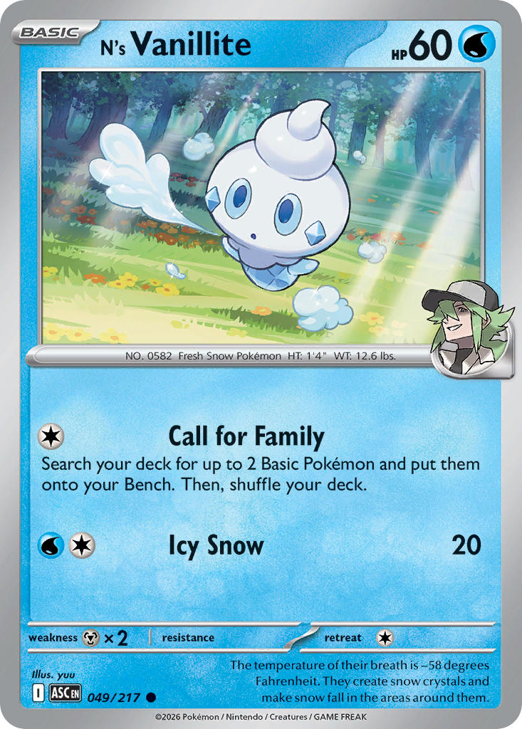N's Vanillite - 049-217 - (Poke Ball)