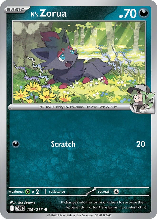 N's Zorua - 136-217