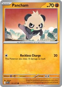 pokemon me ascended heroes pancham 115 217