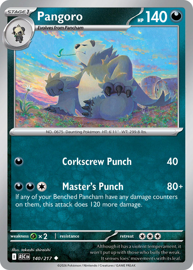 Pangoro - 140-217 - (Love Ball)
