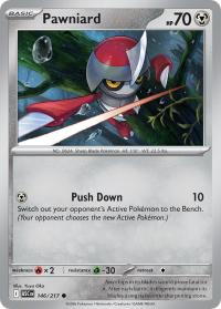 pokemon me ascended heroes pawniard 146 217 quick ball