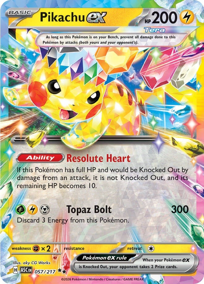 Pikachu EX - 057-217
