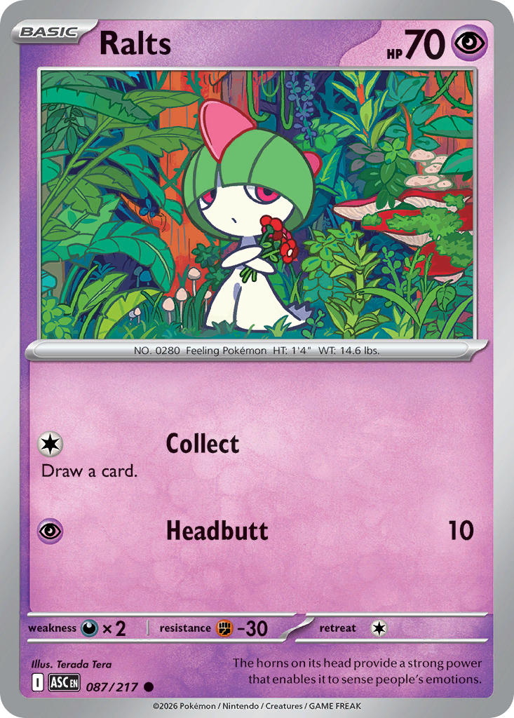 Ralts - 087-217 - (Love Ball)