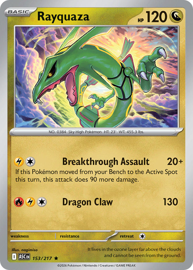 Rayquaza - 153-217 - (Friend Ball)
