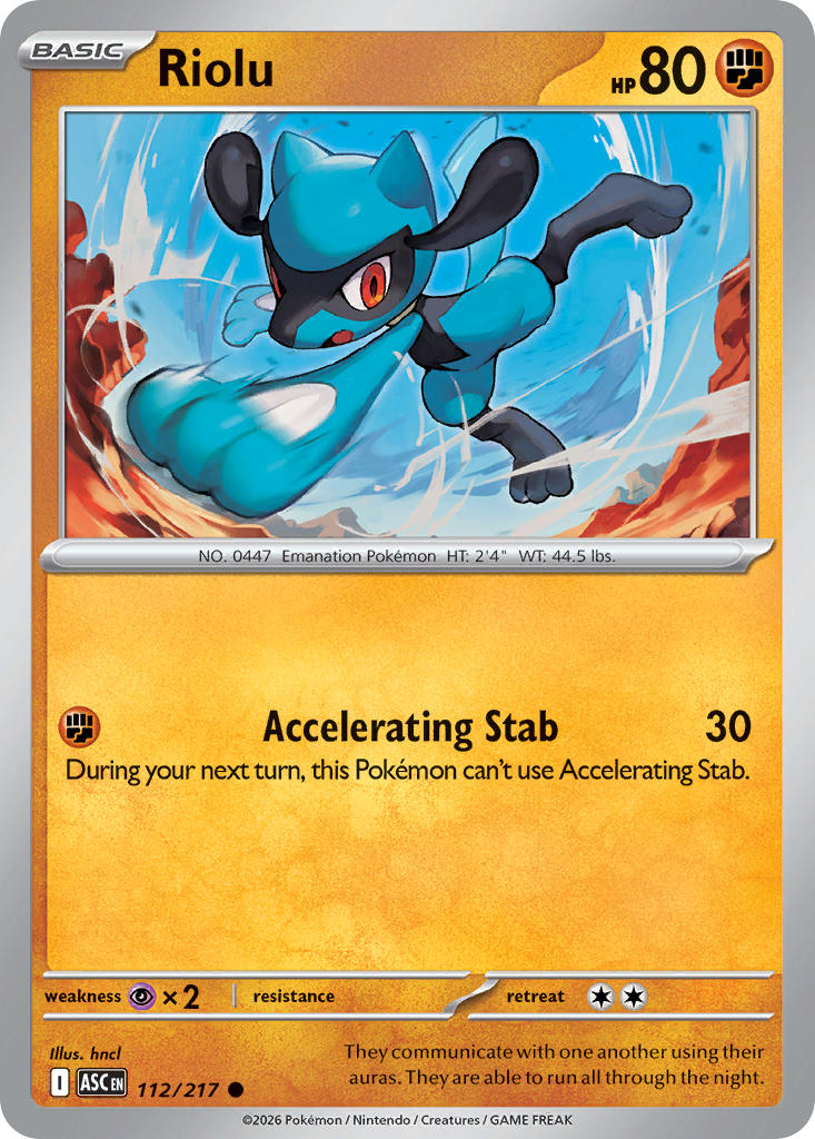 Riolu - 112-217 - (Friend Ball)
