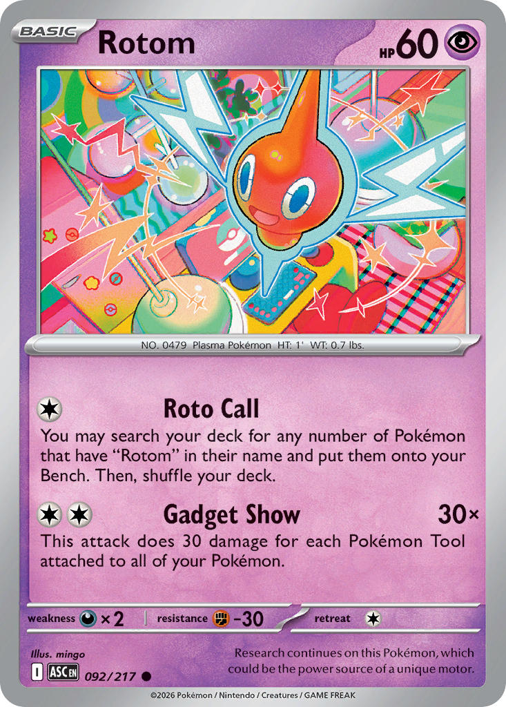 Rotom - 092-217 - (Dusk Ball)