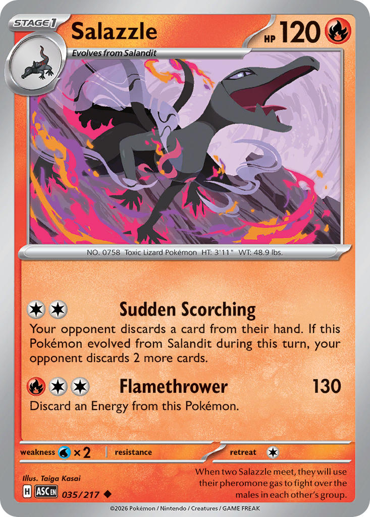 Salazzle - 035-217 - (Quick Ball)