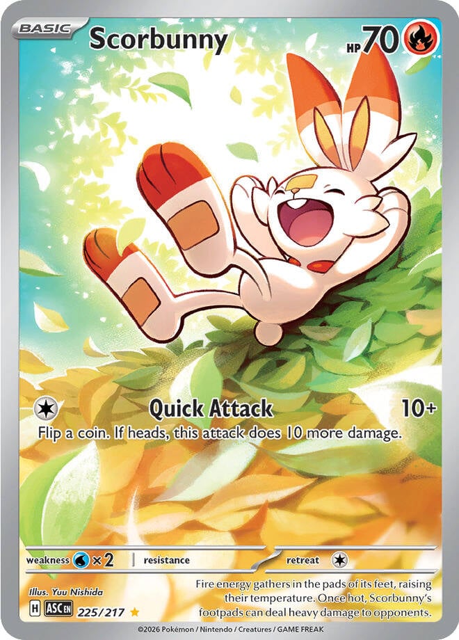 Scorbunny - 225-217 - Illustrator Rare