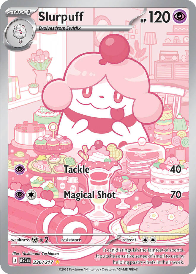 Slurpuff - 236-217 - Illustrator Rare