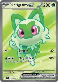pokemon me ascended heroes sprigatito ex 251 217 full art