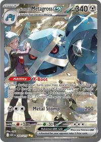 pokemon me ascended heroes steven s metagross ex 289 217 special illustrator rare