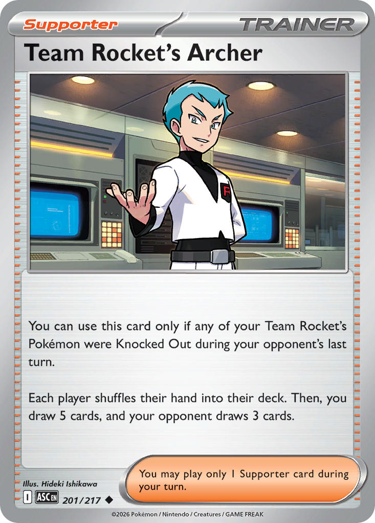 Team Rocket's Archer - 201-217 (RH)