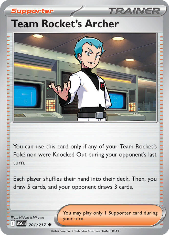 Team Rocket's Archer - 201-217