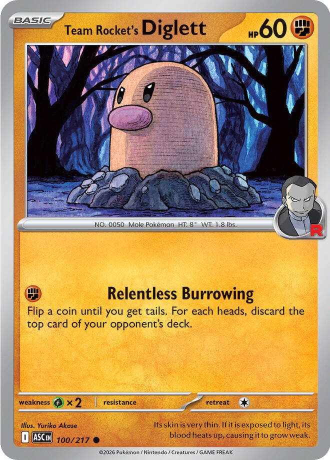 Team Rocket's Diglett - 100-217