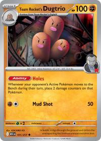 pokemon me ascended heroes team rocket s dugtrio 101 217 team rocket