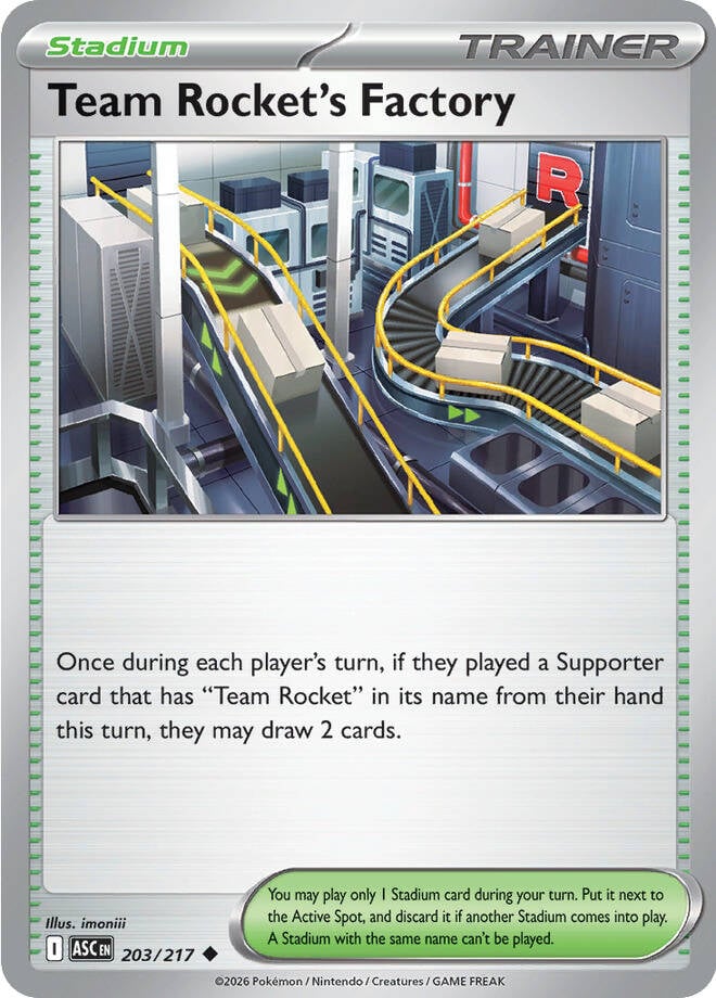 Team Rocket's Factory - 203-217