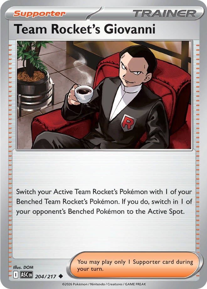 Team Rocket's Giovanni - 204-217