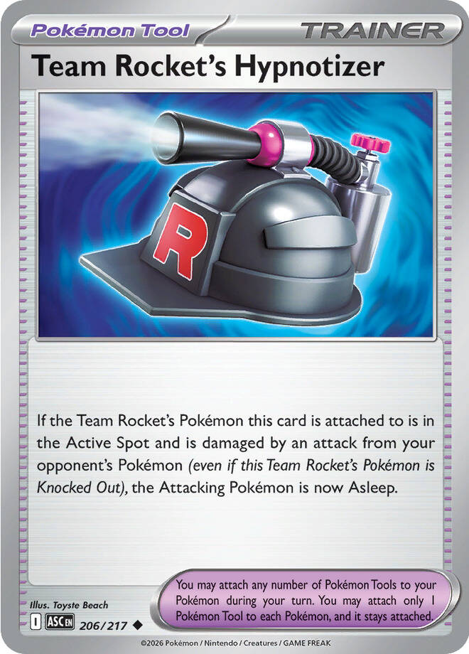 Team Rocket's Hypnotizer - 206-217