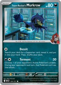 pokemon me ascended heroes team rocket s murkrow 126 217 team rocket