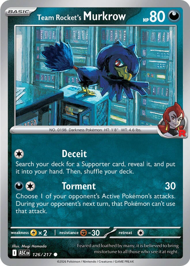 Team Rocket's Murkrow - 126-217