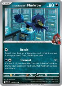 pokemon me ascended heroes team rocket s murkrow 126 217