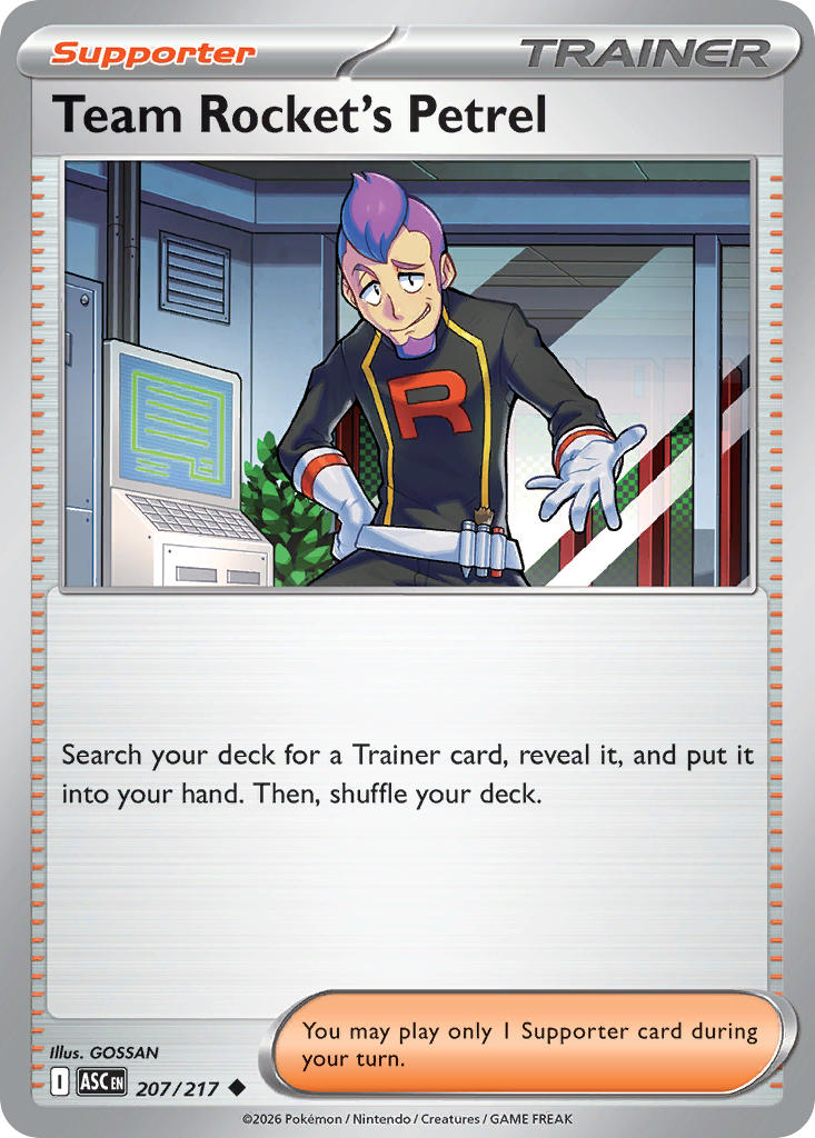 Team Rocket's Petrel - 207-217 (RH)