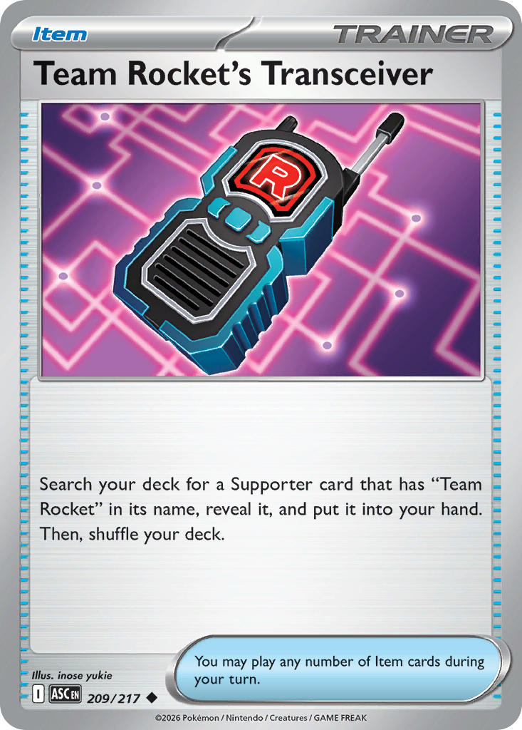 Team Rocket's Transceiver - 209-217 (RH)