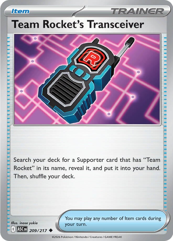 Team Rocket's Transceiver - 209-217