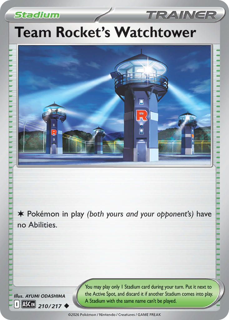 Team Rocket's Watchtower - 210-217 (RH)
