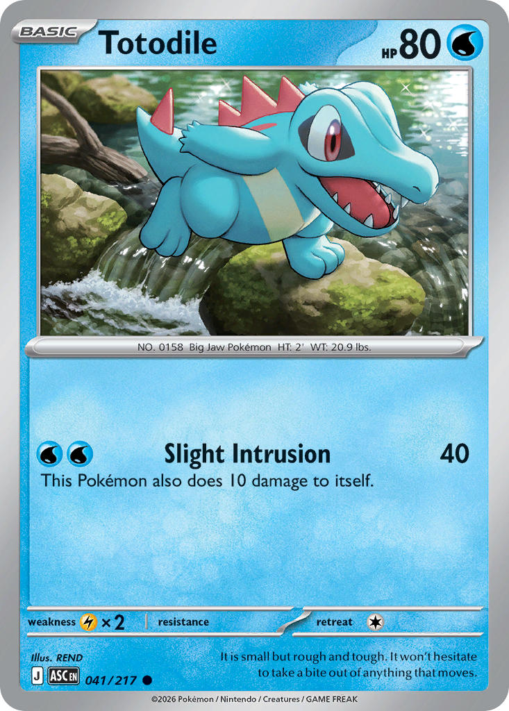 Totodile - 041-217 - (Friend Ball)