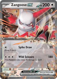 pokemon me ascended heroes zangoose ex 167 217