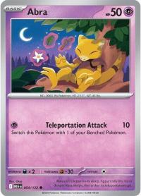 pokemon me01 mega evolution abra 054 132