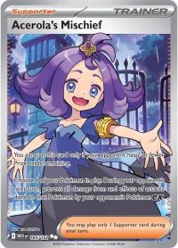 pokemon me01 mega evolution acerola s mischief 165 132 full art