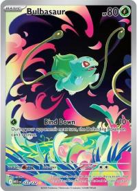 pokemon me01 mega evolution bulbasaur 133 132 illustrator rare