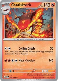 pokemon me01 mega evolution centiskorch 030 132