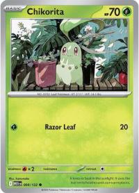 pokemon me01 mega evolution chikorita 008 132 rh